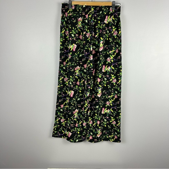 Mercer & Madison Floral Multicoloured Wide Leg Pants Medium - Picture 3 of 7